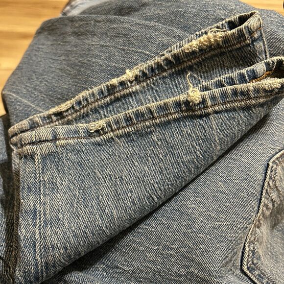 Madewell Curvy 90s Straight Jean Womens 29P Petite Light Wash Blue Stretch - Picture 9 of 9